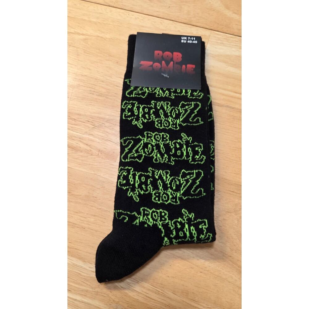 Rob Zombie Crew Socks Official Licensed Rock Off Horror Socks Men 7-11